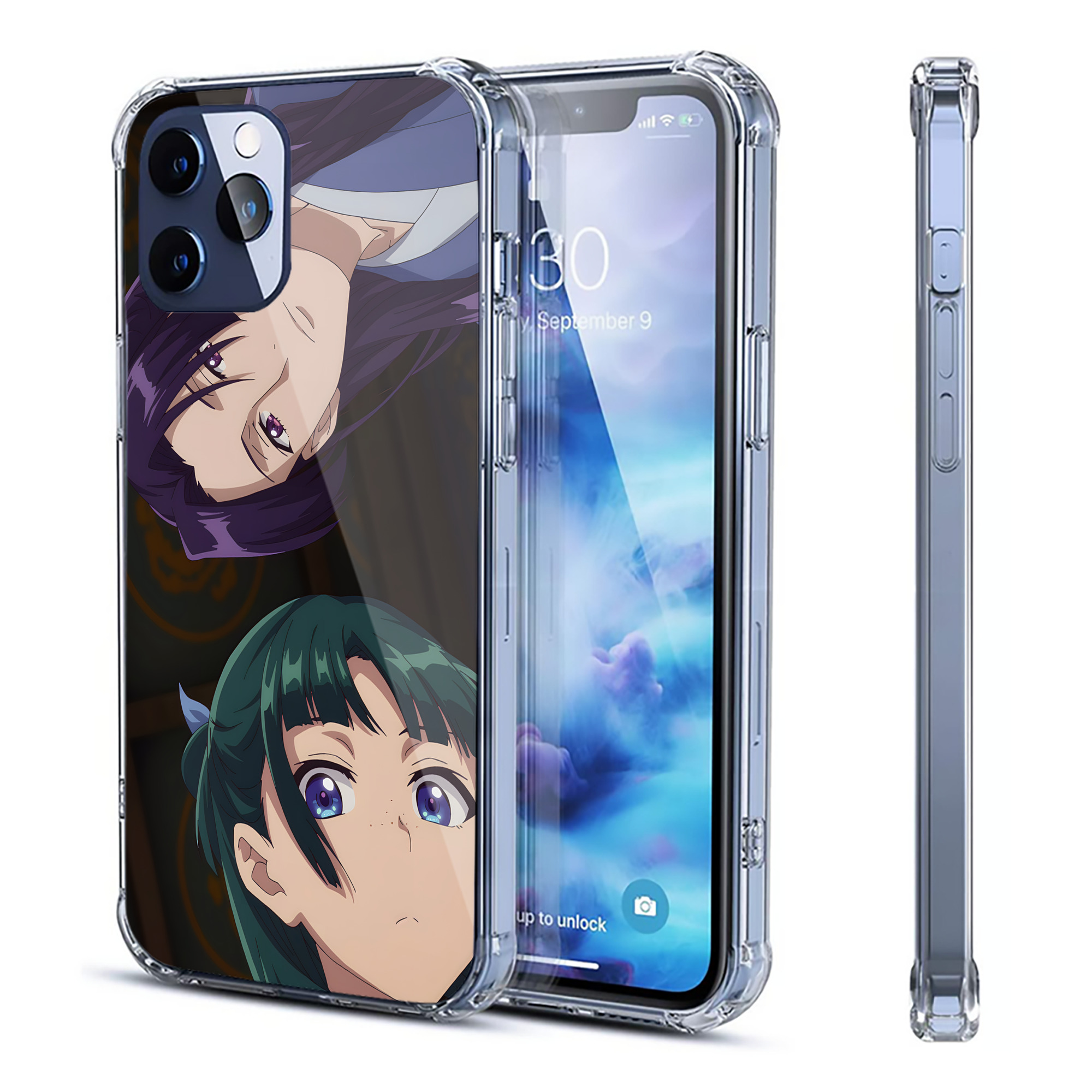 （画像用） 薬屋のひとりごと The Apothecary Diaries 【iPhone 12シリーズ対応】透明スマホケース（クリアソフトケース）